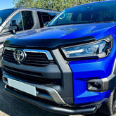 Toyota Hilux 2021 - 2023 Stx Head Light Guards - In Matte Black - Pair - Invincible & X